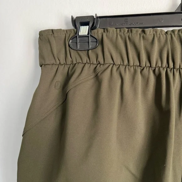 Lululemon Size 10 • Dark Olive Green Stretch High Rise Luxtreme Jogger Pants. - Picture 4 of 4